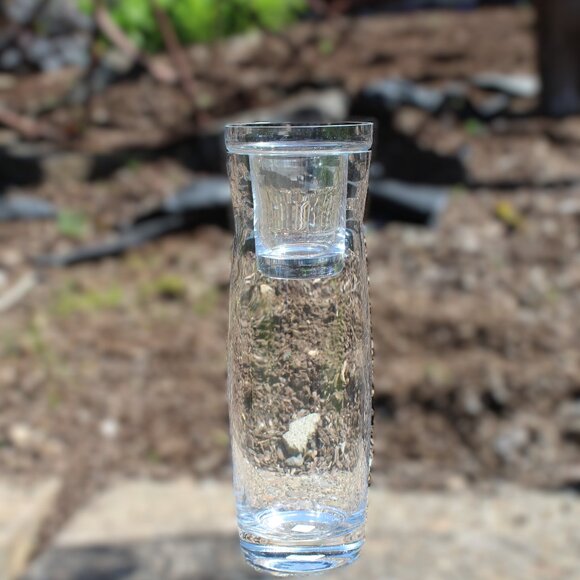 PartyLite Votive Holder β Fillable Glass Column β Holiday Decor β P8869T β 11.5" - Picture 5 of 9